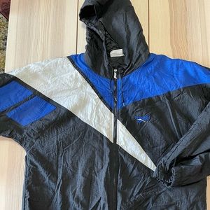 Vintage 90s Reebok Big Logo Shaq‎ Puffer Jacket
